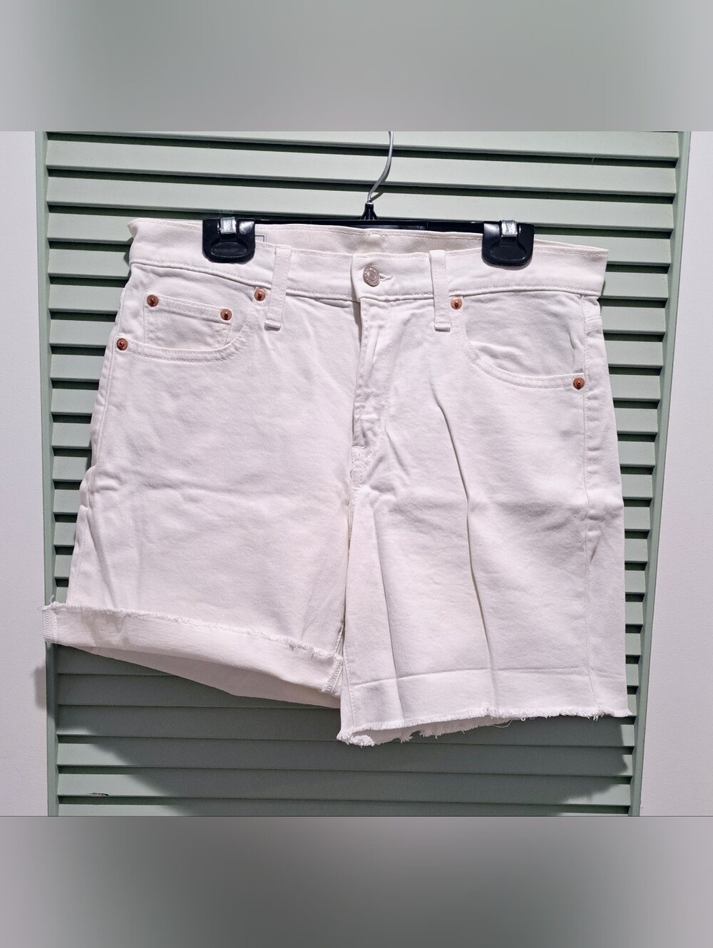 Gap Stretch Denim White Shorts, S. 28/6